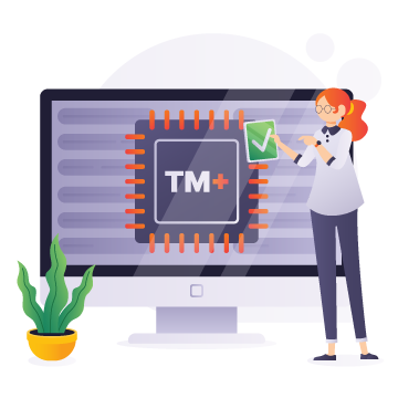 Das Kontrollkästchen TM+ ist jetzt standardmäßig beim Erstellen und Importieren eines TM im Desktop-Client aktiviert